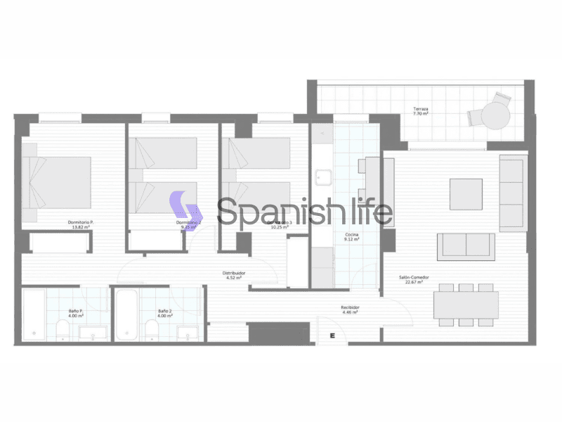 Photo: Apartment 3 bedrooms 106 m² in Valencia
